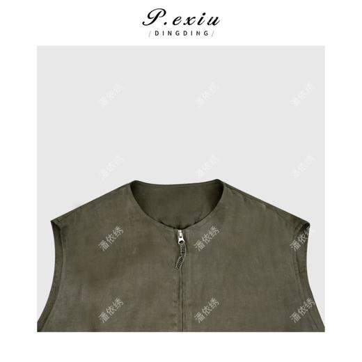 04-1潘依绣丁丁宠粉时髦调性拼接蕾丝无袖马甲Q2258 商品图2