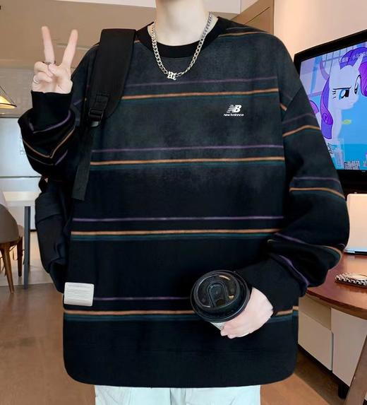 F020119早春款软棉复合毛圈柔软舒适圆领卫衣 商品图0