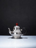 子佩集【丹心照月】银S999摆件【MZYH004】茶具锤纹小茶壶2601 商品缩略图4
