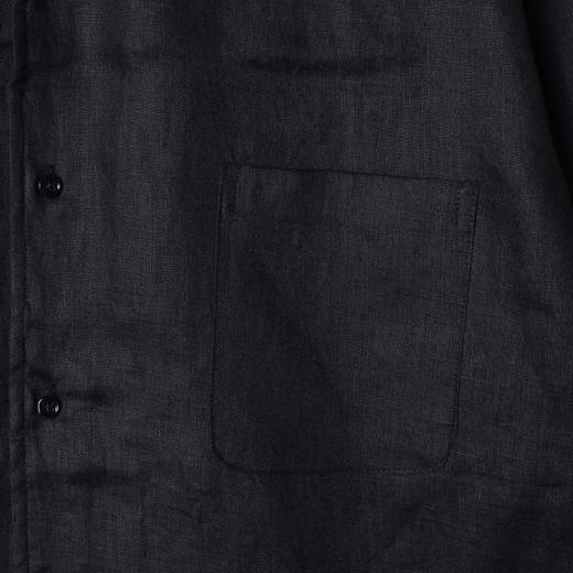 SDSA男装2026新款高贵轻奢韩版简约纯色亲肤长袖衬衫百搭极简衬衣 商品图2