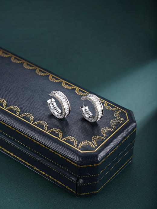 子佩集【静悦】银S925耳环【FYE-1567101】时尚扣环圆圈2601 商品图5