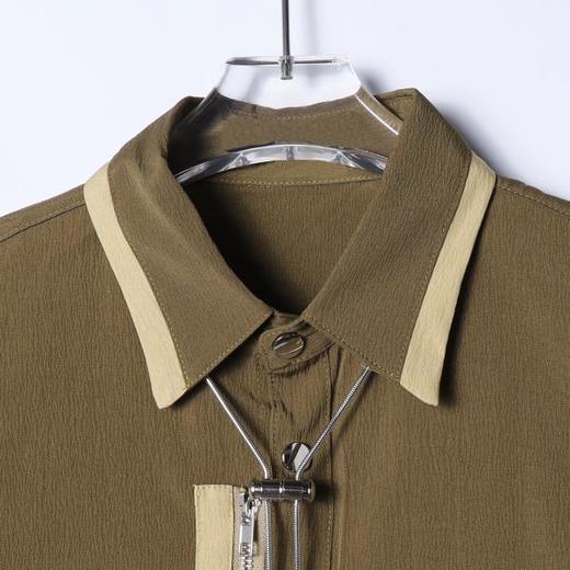 SDSA男装2026新款高贵轻奢美式复古宽松垂感长袖衬衫休闲百搭衬衣 商品图1