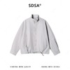 SDSA男装2026新款高贵轻奢韩版简约按扣立领夹克外套百搭宽松纯色 商品缩略图0