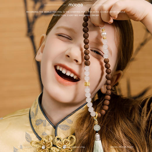 mobee非遗雅韵香饰手工diy串珠挂饰儿童玩具女孩首饰生日新年礼物 商品图3