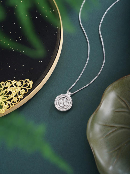 子佩集【弥勒赐福】银S925套链【FYL-2192】项链时尚佛2601 商品图4