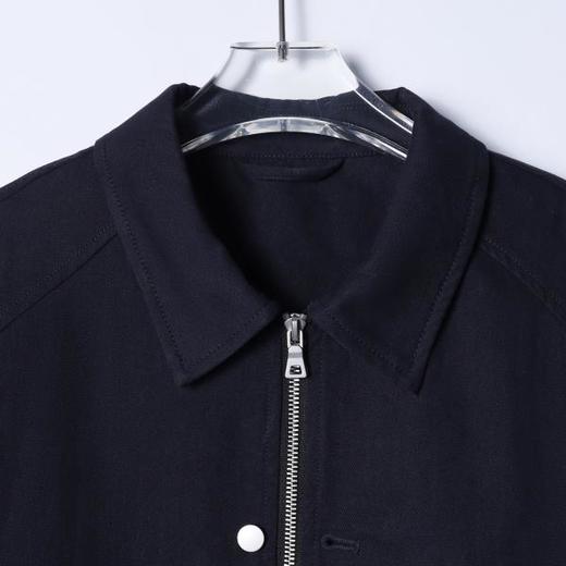 SDSA男装2026新款高贵轻奢韩系简约纯色拉链翻领夹克外套百搭宽松 商品图1