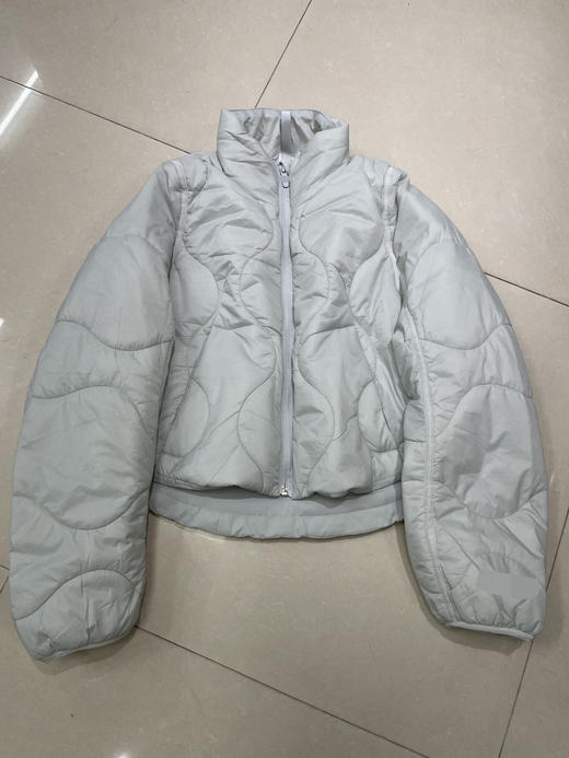 22-6 纯圆正少量 lu轻量透气防水复古运动棉服 又轻又暖 我穿8码 商品图2