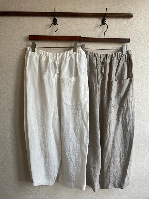Atelier d'antan亚麻阔腿裤 商品图11