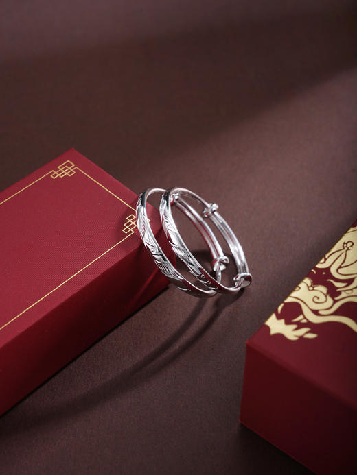 子佩集【瑞凤呈祥】银S9999童镯【TB0240830】儿童凤凰2601 商品图2