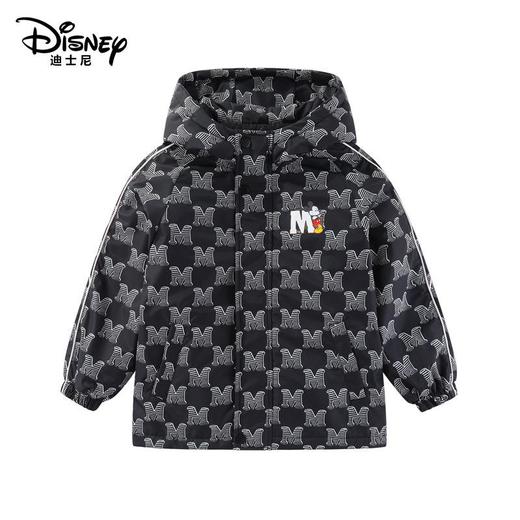 迪士尼儿童户外冲锋衣中大童亲子款加厚连帽夹棉外套三合一外套 商品图1