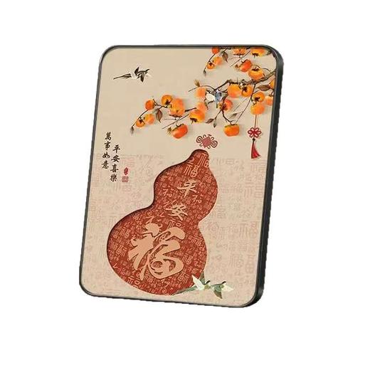 【百福图葫芦摆台新中式】客厅电视柜桌面装饰摆画好寓意卧室餐厅摆画 商品图4