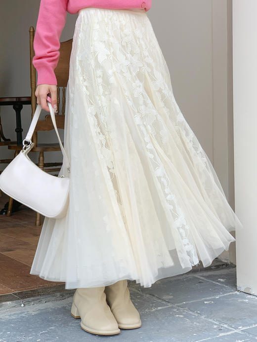 【百图lulu】【蝴蝶花半裙】蝴蝶印花  花洒 裙摆半裙 商品图0