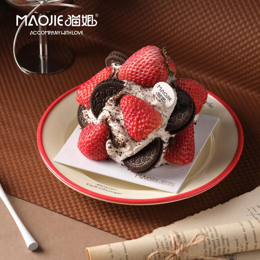 奥利奥草莓雪球（原味蛋糕坯，奥利奥奶油，4%糖） 商品图0