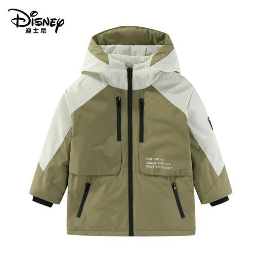 迪士尼儿童户外冲锋衣春秋款中大童亲子款加厚连帽外套 商品图2