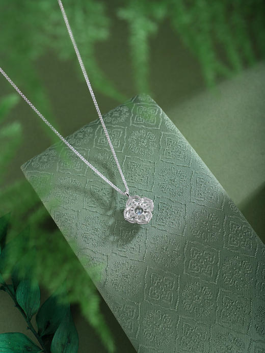 子佩集【四叶凌霜】银S925套链【YL-7490101】项链时尚四叶草2601 商品图4