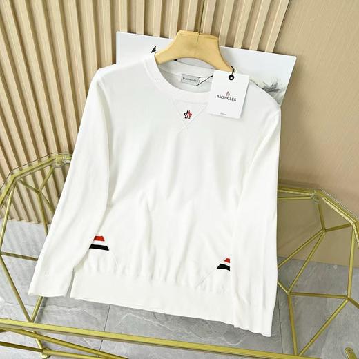 Moncler蒙口2026春秋新款经典男士圆领针织打底毛衣 商品图2