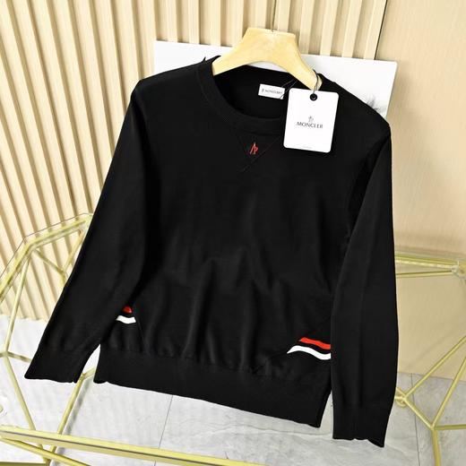 Moncler蒙口2026春秋新款经典男士圆领针织打底毛衣 商品图3