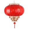 新春【羊皮灯笼】户外防水春节阳台大门装饰喜庆大红圆形宫灯 商品缩略图4