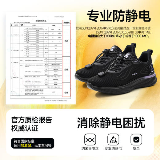 新品防静电实心底耐磨四季款工作鞋 不防砸不防刺 商品图7