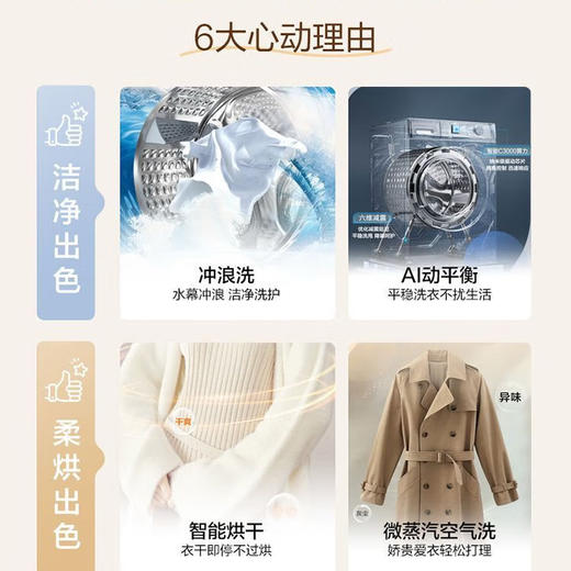 海尔（Haier）洗衣机 XQG100-H600H 商品图4