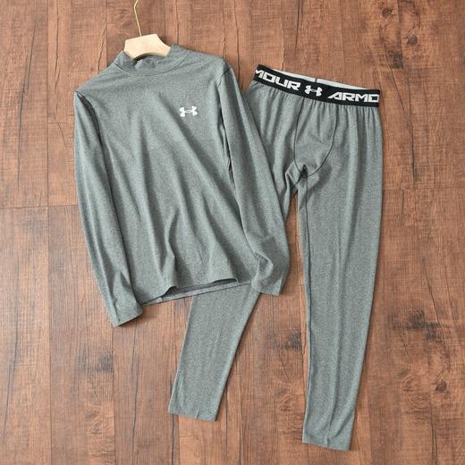 UA安德玛舒绒半高领保暖内衣套装强势来袭, 适合男士打底健身内穿百搭款式！ 商品图3