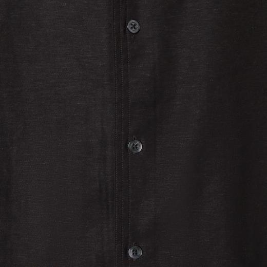 SDSA男装2026新款高贵轻奢新中式复古纯色纽扣立领衬衫百搭简约 商品图2