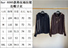 22-5 B家格纹织带袖拉链连帽卫衣 老朱穿M 商品缩略图1