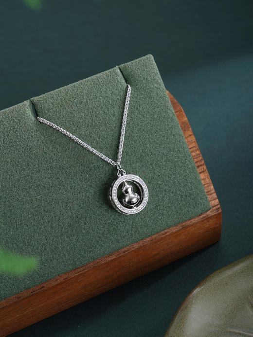 子佩集【福禄之遇】银S925套链【XL070417B】项链可转动时尚葫芦2601 商品图3