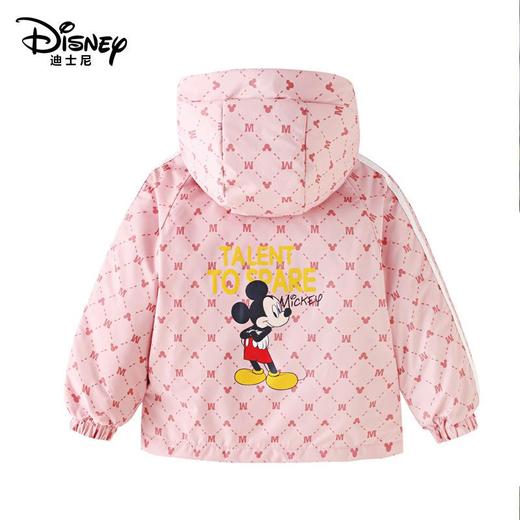 迪士尼儿童户外冲锋衣中大童亲子款加厚连帽夹棉外套三合一外套 商品图2
