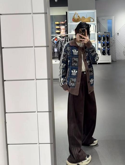 F020140新款时尚夹克翻领提花针织开衫女款 商品图12