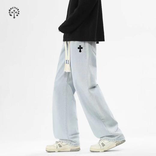 F020118新款四色重工水洗复古工装洗旧牛仔裤 商品图8