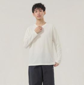 佐丹奴男装秋冬新款男士纯色纯棉圆领打底衫13025861