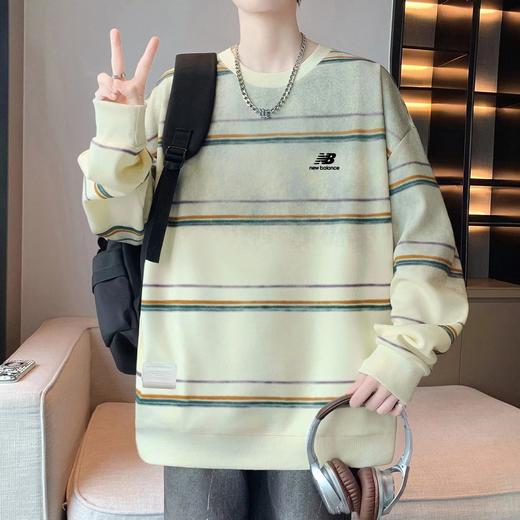 F020119早春款软棉复合毛圈柔软舒适圆领卫衣 商品图4