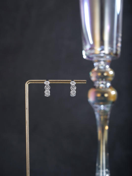 子佩集【五路财源】银S925耳环【FYE-1462100E】时尚五钱币扣环圆圈2601 商品图6