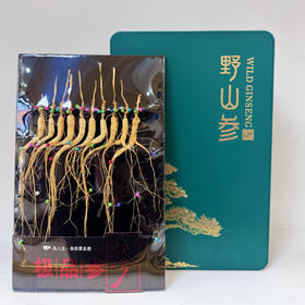 东北野山参 高档绿林参礼盒（10只装）参龄10-12年