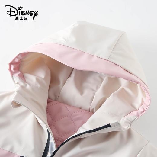 迪士尼儿童户外冲锋衣中大童亲子款加厚连帽夹棉外套三合一外套 商品图3