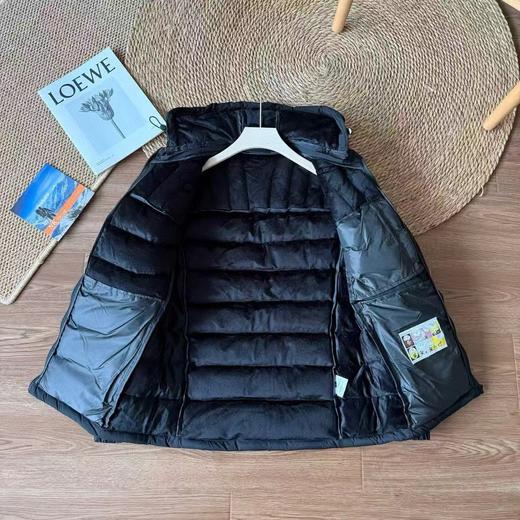 F020114情侣款排骨款设计拼色羽绒棉服 商品图6