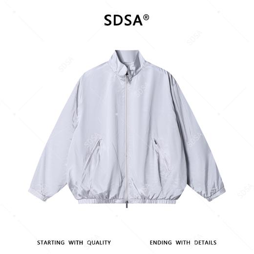 26Y381SDSA男装2026新款高贵轻奢韩版纯色拉链口袋立夹克外套百搭宽松 商品图3