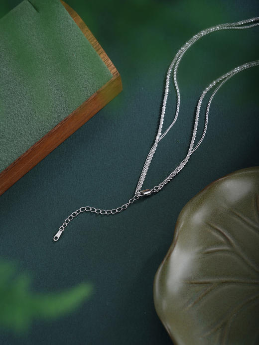 子佩集【明媚微光】银S925套链【FYL-1883101】项链时尚双层2601 商品图7