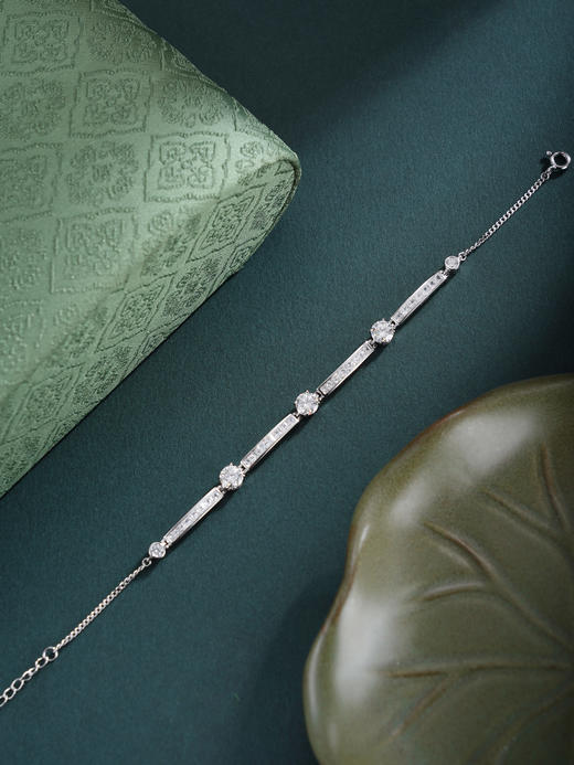 子佩集【逐梦星河】银S925手链【SL070633BM】时尚点钻2601 商品图4