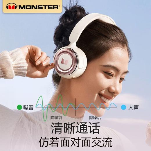 【预售】魔声MQH08头戴式蓝牙耳机运动电竞耳麦降噪超强续航电脑手机通用 商品图2