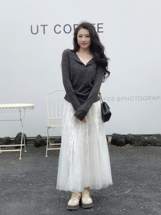 【百图lulu】【蝴蝶花半裙】蝴蝶印花  花洒 裙摆半裙 商品图10