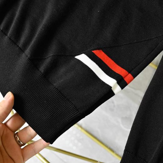 Moncler蒙口2026春秋新款经典男士圆领针织打底毛衣 商品图5