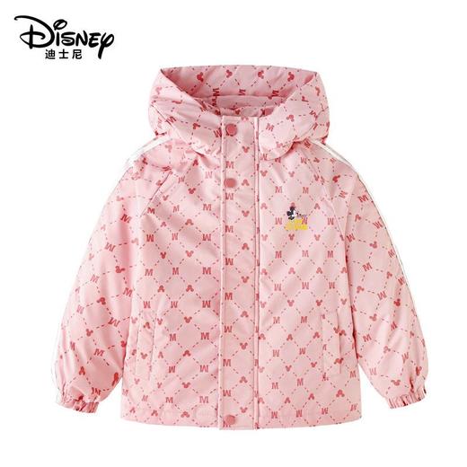 迪士尼儿童户外冲锋衣中大童亲子款加厚连帽夹棉外套三合一外套 商品图1