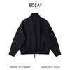 SDSA男装2026新款高贵轻奢美式简约纯色拉链立领夹克外套百搭宽松 商品缩略图4