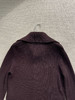 22-3 独家圆正 小禾 半精纺羊毛 栗子红 拉链针织开衫 我穿XL 商品缩略图14