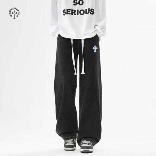 F020118新款四色重工水洗复古工装洗旧牛仔裤 商品图6