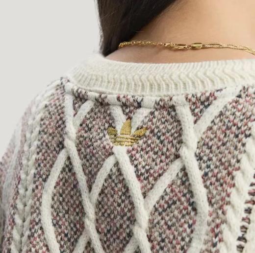 F020139新款新年何与同款针织衫套头撞色提花针织毛衣 商品图14