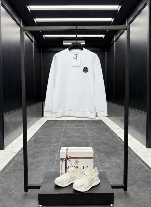 F020105胸前刺绣植绒硅胶三D一体化设计圆领卫衣男女同款 商品图6