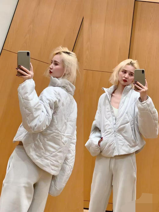 22-6 纯圆正少量 lu轻量透气防水复古运动棉服 又轻又暖 我穿8码 商品图1